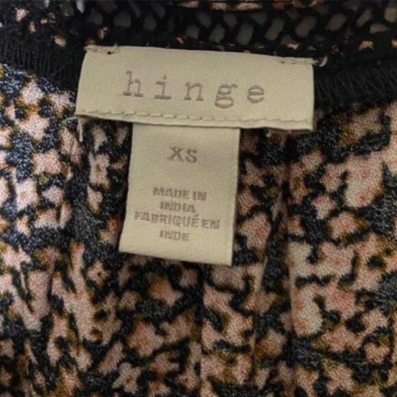 Floral Print Dress by Hinge NWT | Size XS | Soft 100% Viscose | Boho Baby Doll - Picture 6 of 9